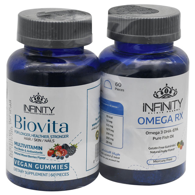 Biovita 60 Gummy+Omega Rx 60 Gummy (Offer Pack)