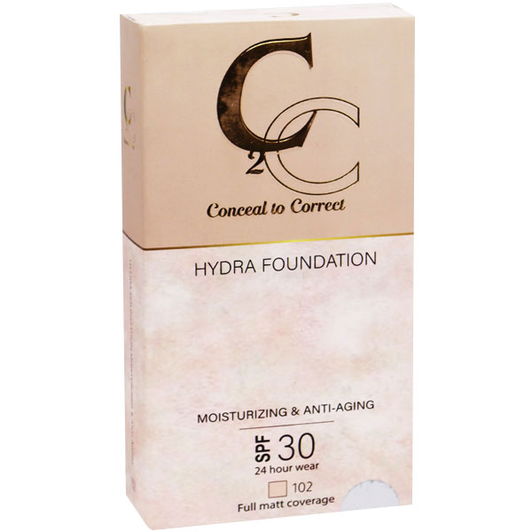 C2C Moisturizing and Anti Aging Hydra Foundation SPF (30)/102