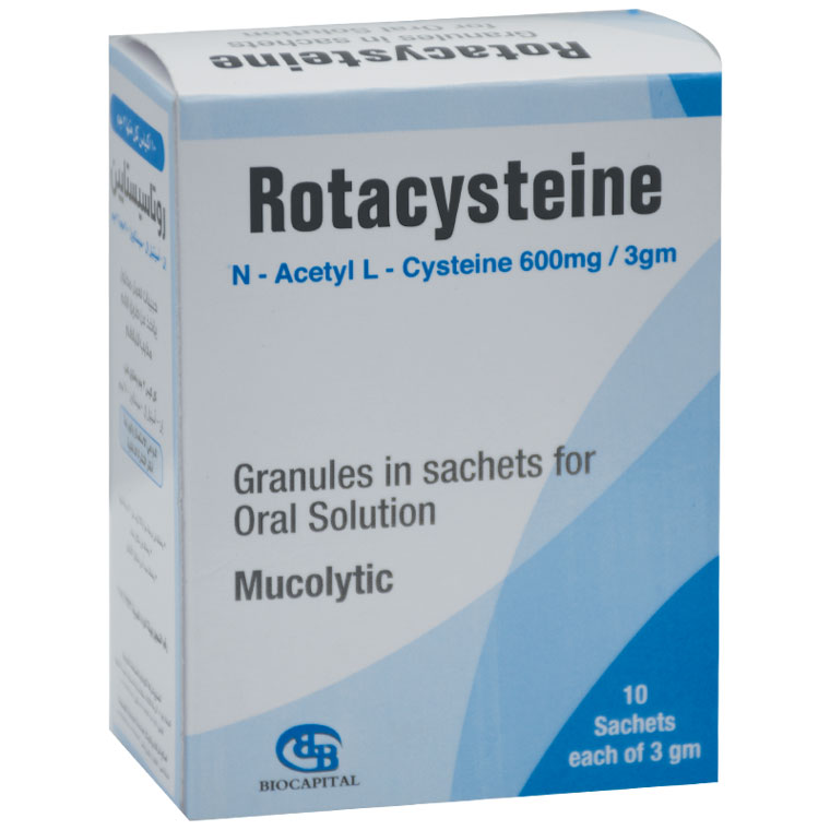 Rotacysteine 600mg/3gm 10 Sachet