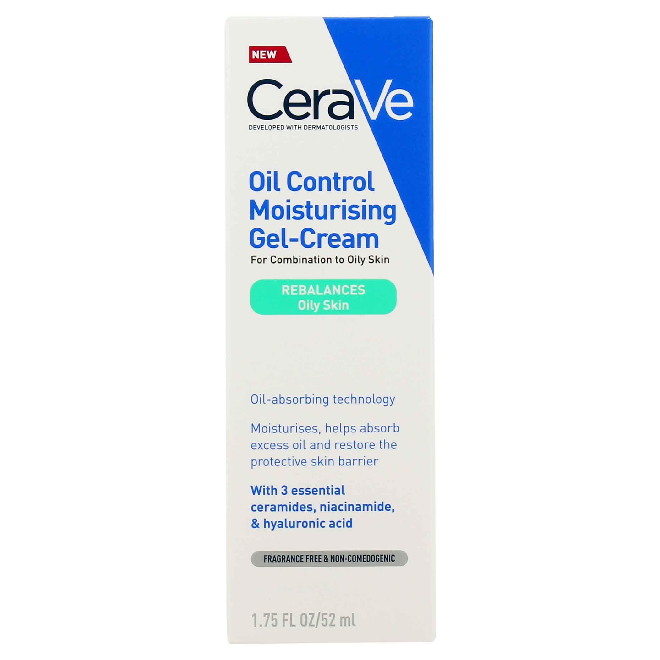 Cerave Oil Control Moisturizing Gel Cream for Oily Skin 52ml
