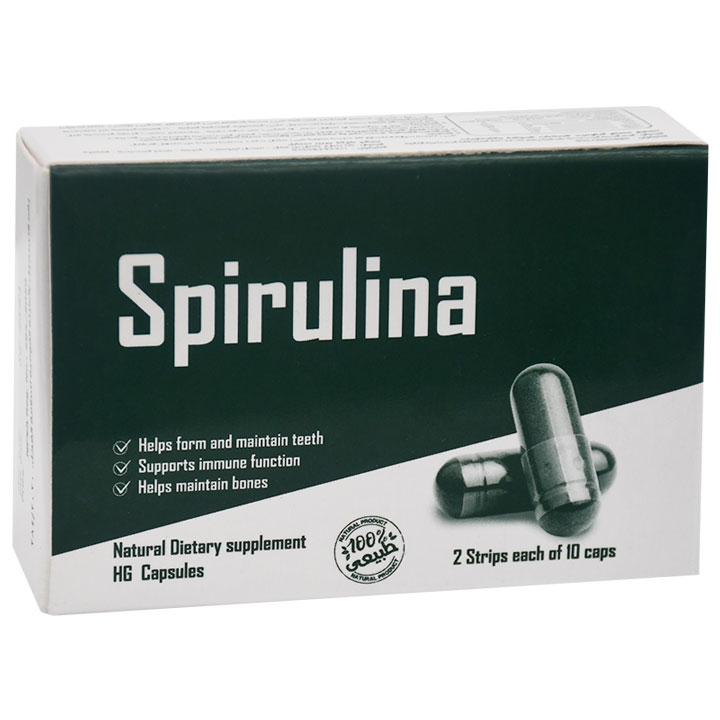 Spirulina 20 Hard Gel Capsule