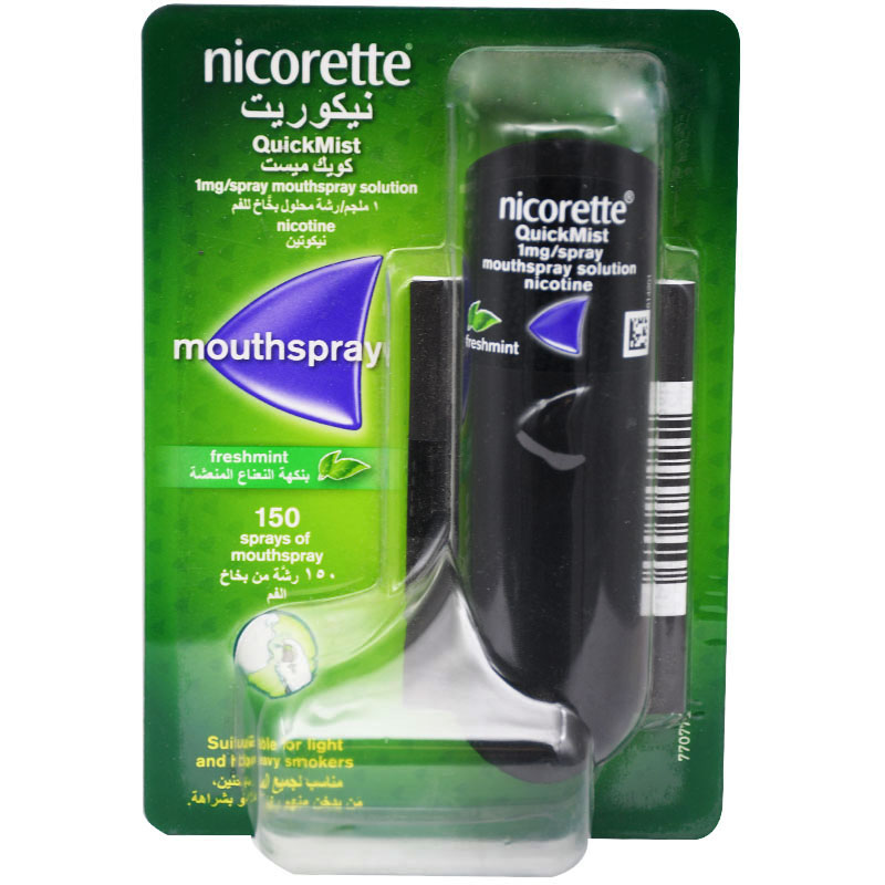 Nicorette Quickmist (1mg/dose) 150 Dose Mouth Spray