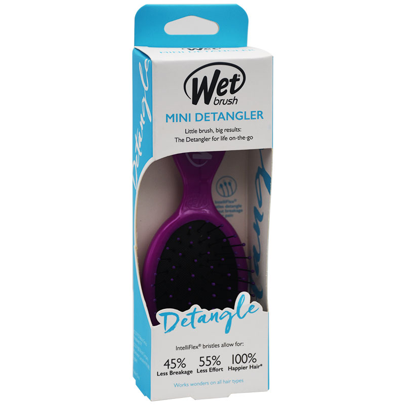 Wet Brush Mini Detangler/Bwr832Purp