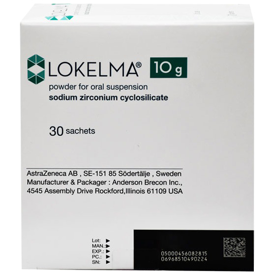 Lokelma 10gm 30 Powder Sachets for Oral Suspension
