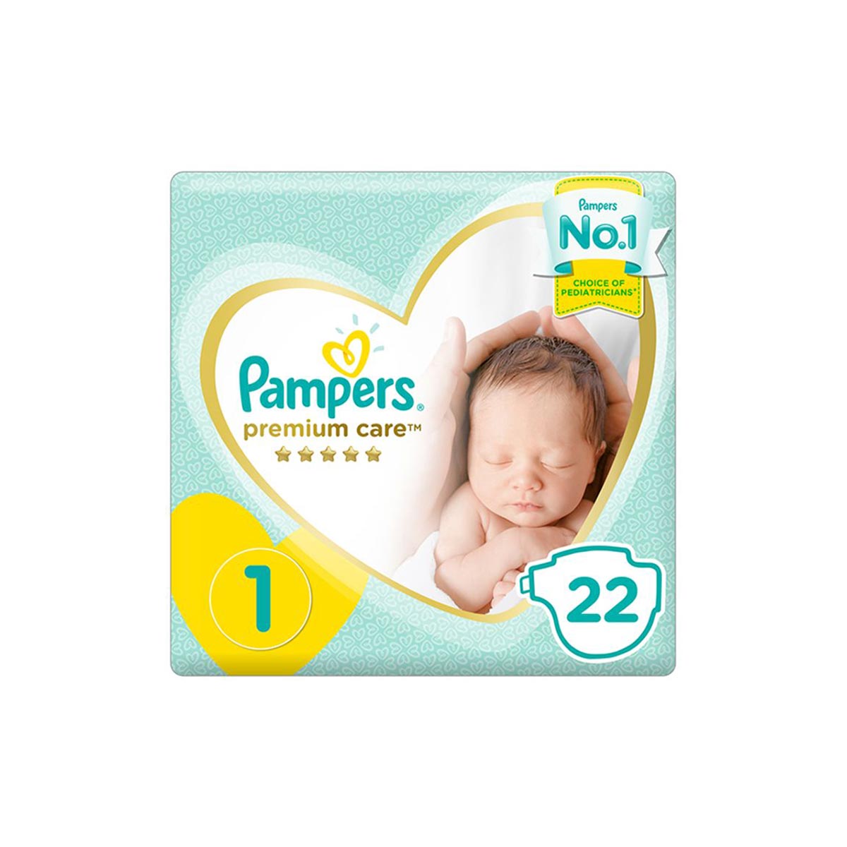 Pampers Premium Care Newborn (2-5kg) 22pcs