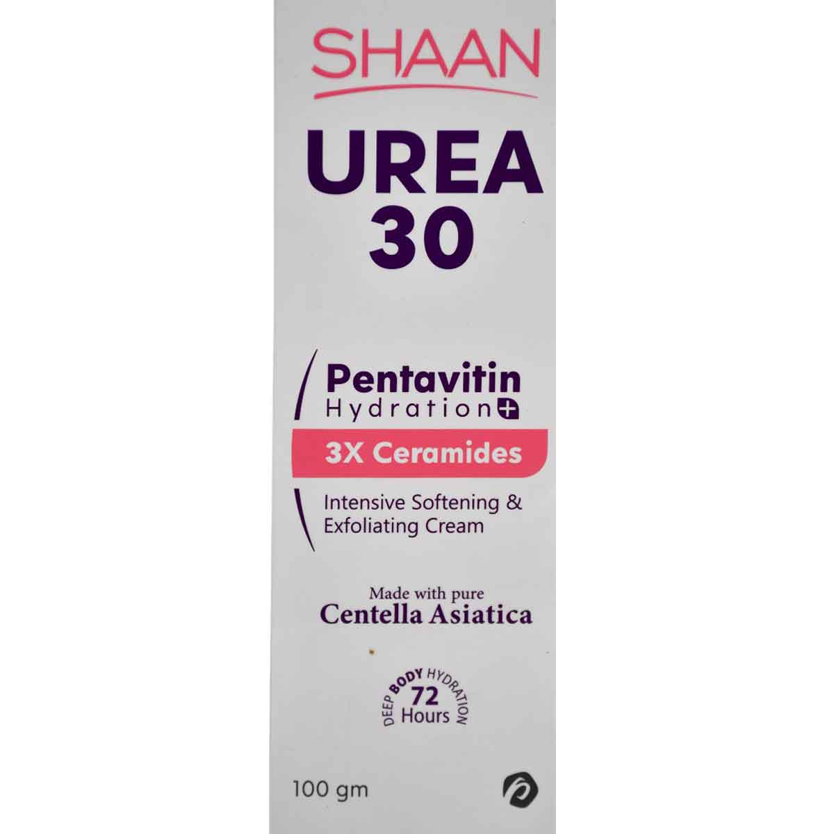 Shaan Urea 30 Pentavitin Softening and Exfoliating Cream 100gm