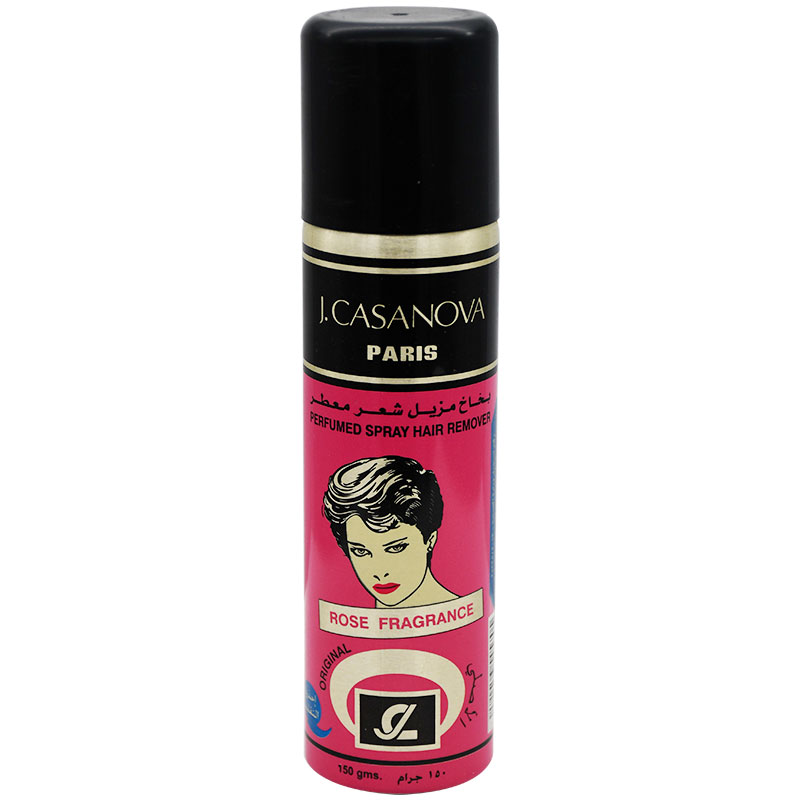 J.Casanova Paris Perfumed Spray Hair Remover Rose 150ml