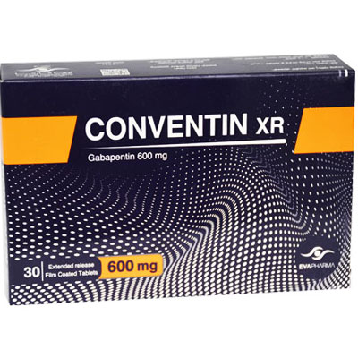 Conventin XR 600mg 30 Film Coated Tablets