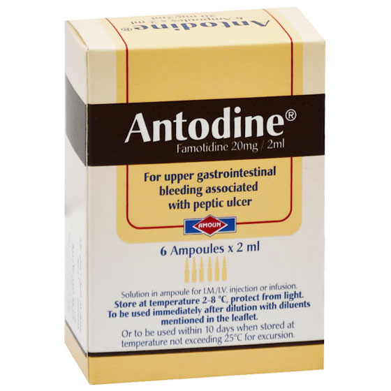 Antodine 20mg/2ml 6 Ampoules (Refrigerated)