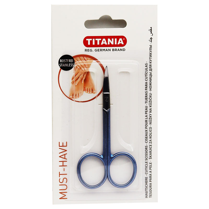 Titania Cuticle Scissors/1050/H Bl B