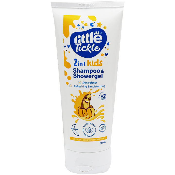 Little Tickle Kids Shampoo and Shower (Banana) 200ml