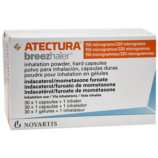 Atectura Breezhaler 150&micro;/320&micro; 30 Capsule + 1 Inhaler