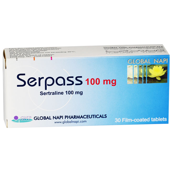Serpass 100mg 30 Film Coated Tablets