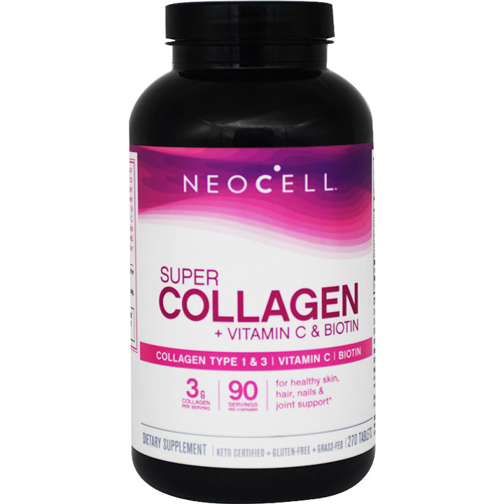 Neocell Super Collagen + Vitamin C and Biotin 270 Tablets