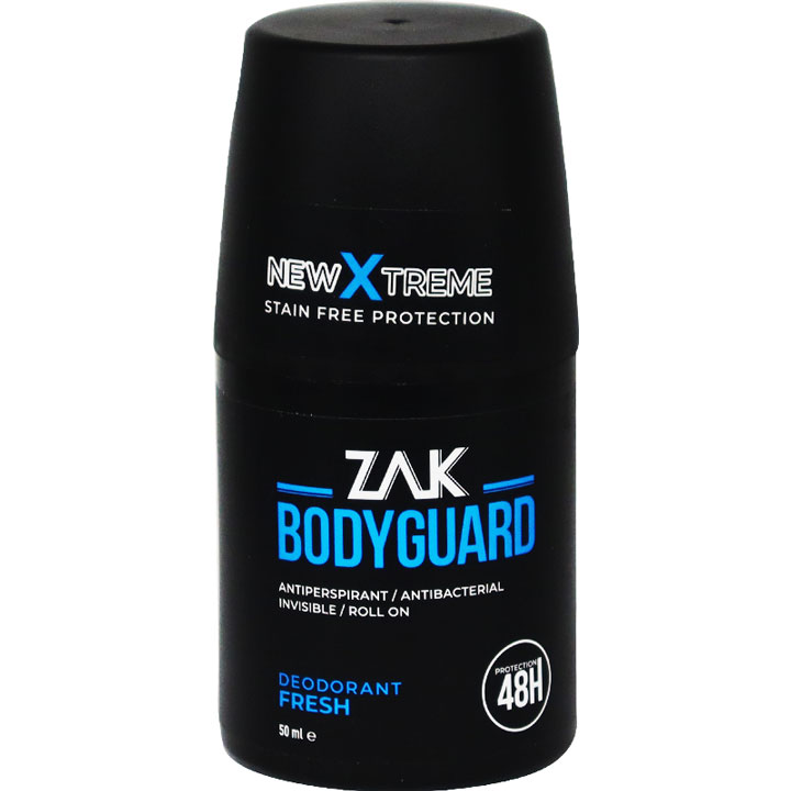 Zak Bodyguard Fresh Deodorant Roll On for Men 50ml