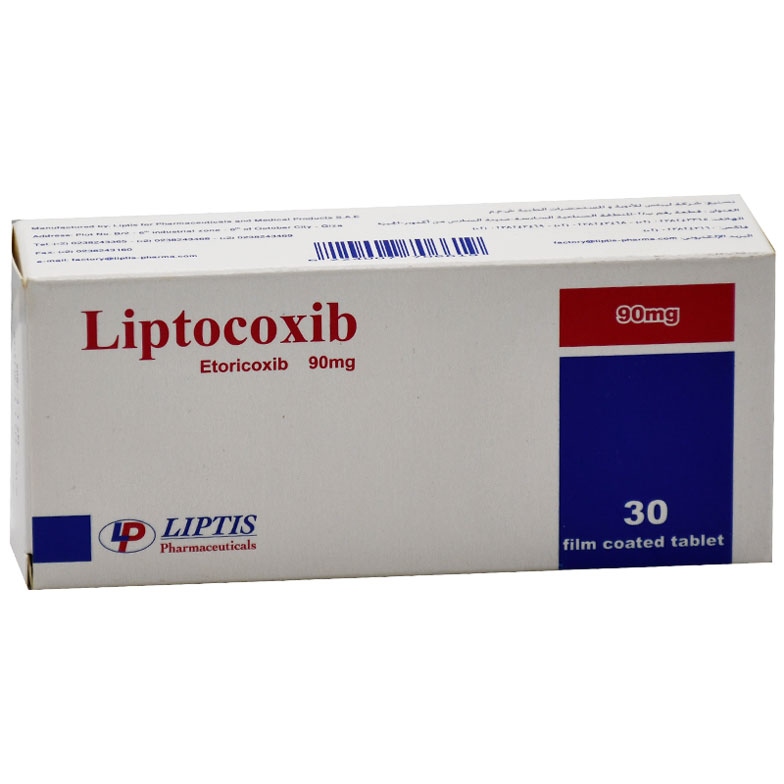 Liptocoxib 90mg 30 Film Coated Tablets