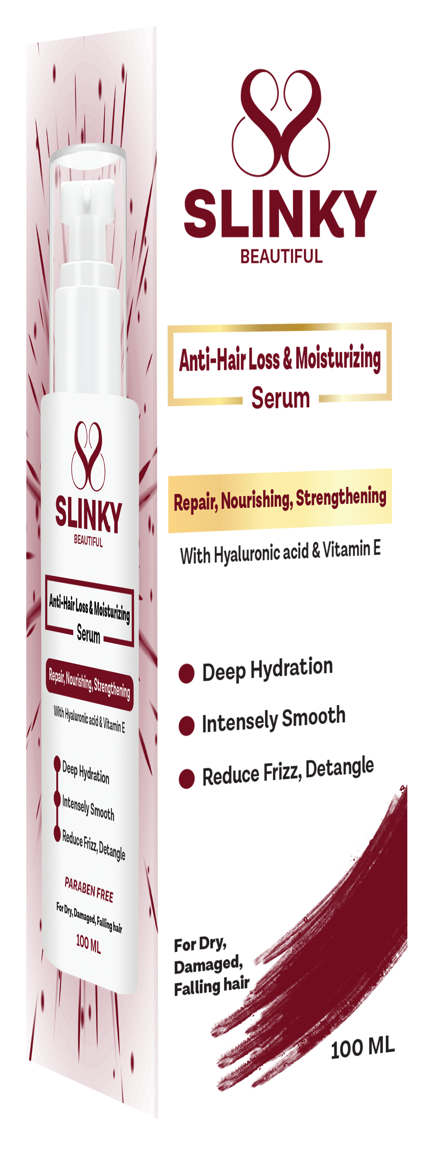Slinky Beautiful Anti Hair Loss & Moisturizing Serum 100ml