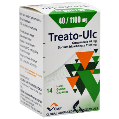 Treato-Ulc 40/1100mg 14 Capsule