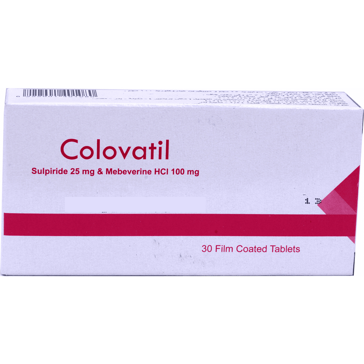 Colovatil (25Mg/100mg) 30 Film Coated Tablets