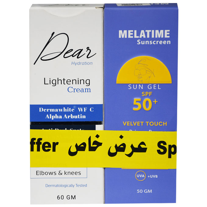 Melatime Spf(50+) Gel 50gm + Dear Light Cream 60gm (Offer Pack)
