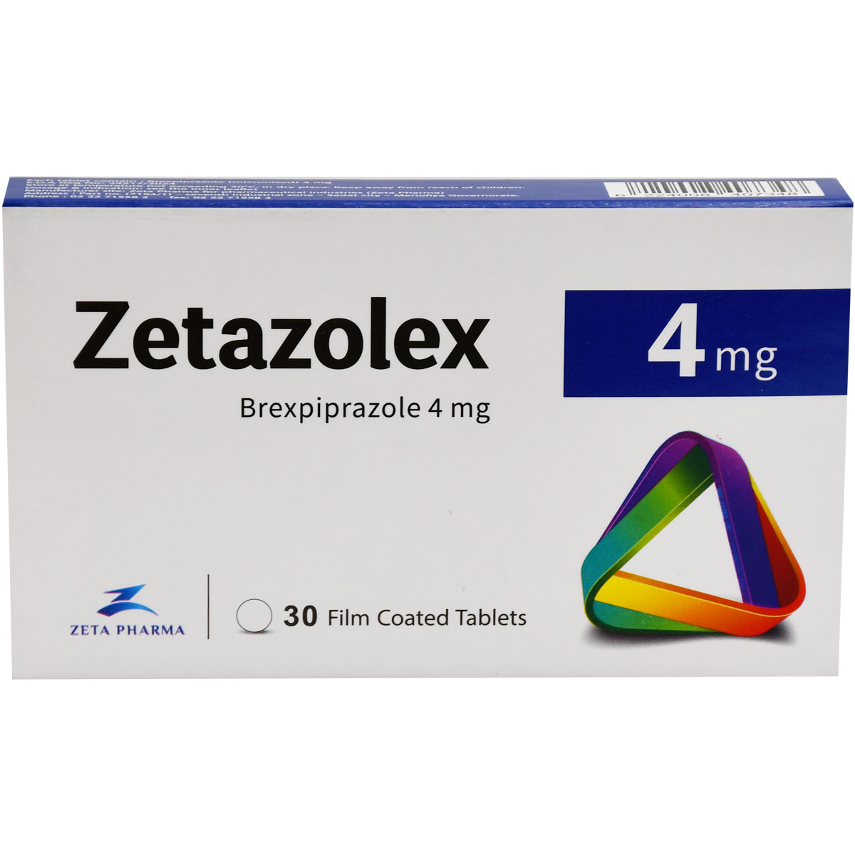 Zetazolex 4mg 30 Film Coated Tablets