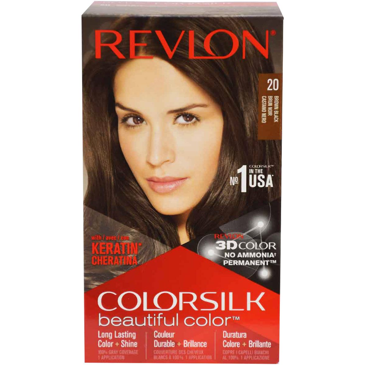 Revlon Colorsilk Brown Black/20