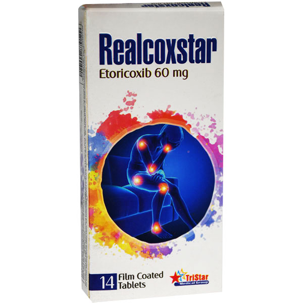 Realcoxstar 60mg 14 Film Coated Tablets