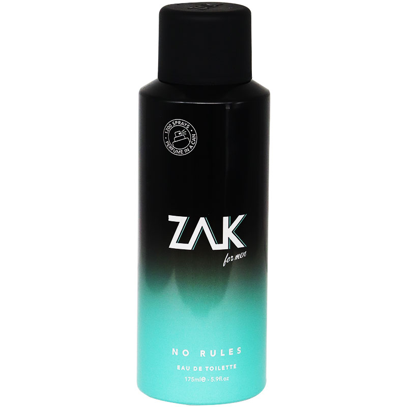 Zak No Rules Eau de Toilette for Men 175 ml