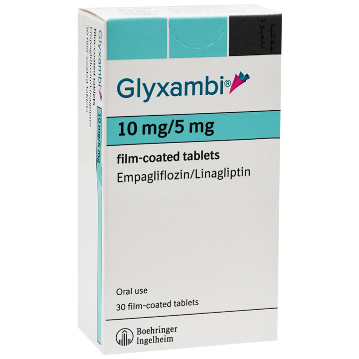 Glyxambi 10mg/5mg 30 Film Coated Tablets