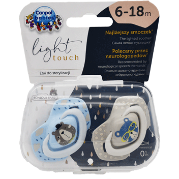 Canpol Light Touch Soother Blue (6-18m) 22-649