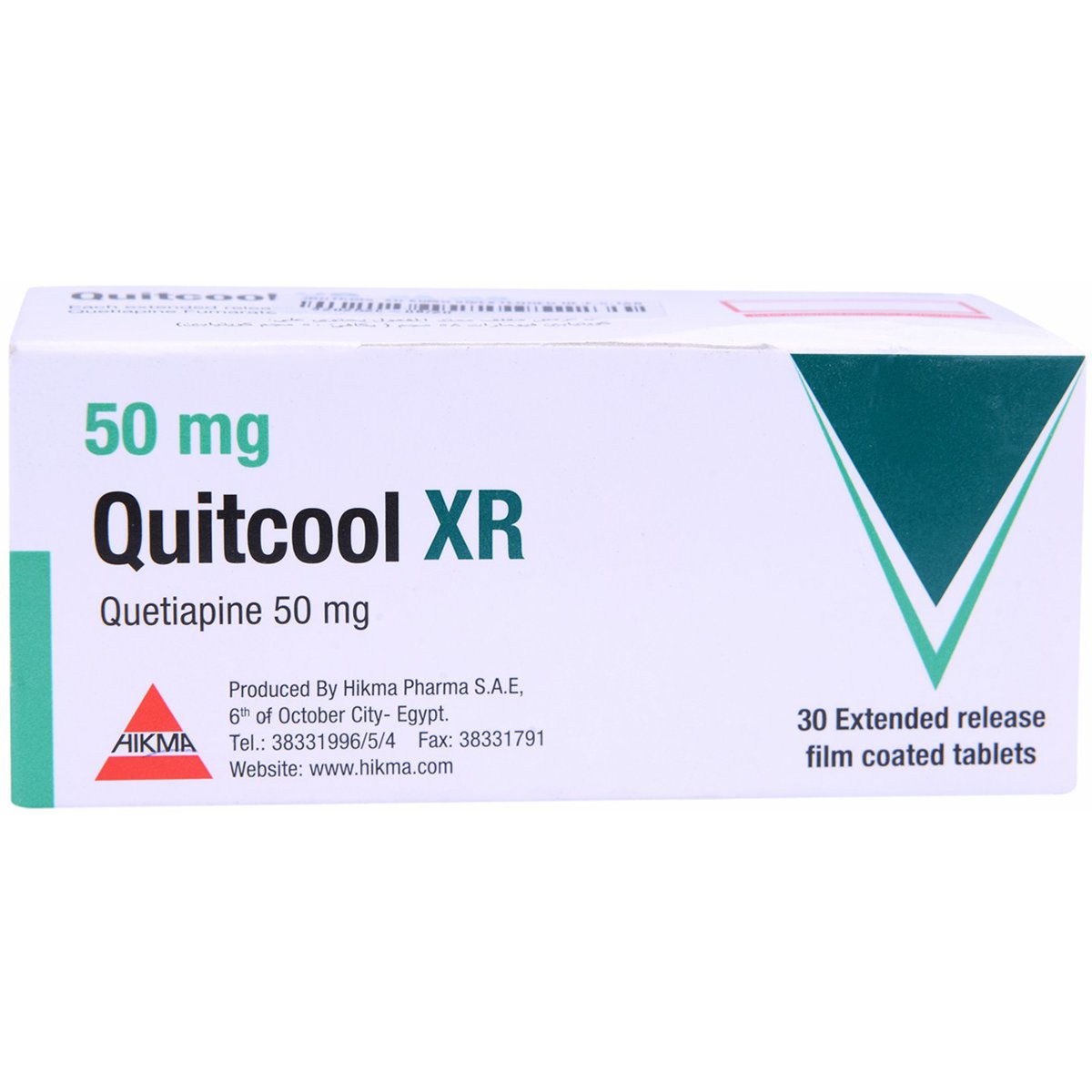 Quitcool XR (Extended Release) 50mg 30Extended Release Film Coated Tablets