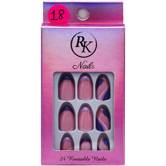 RK Reusable Nails 24 pieces/18