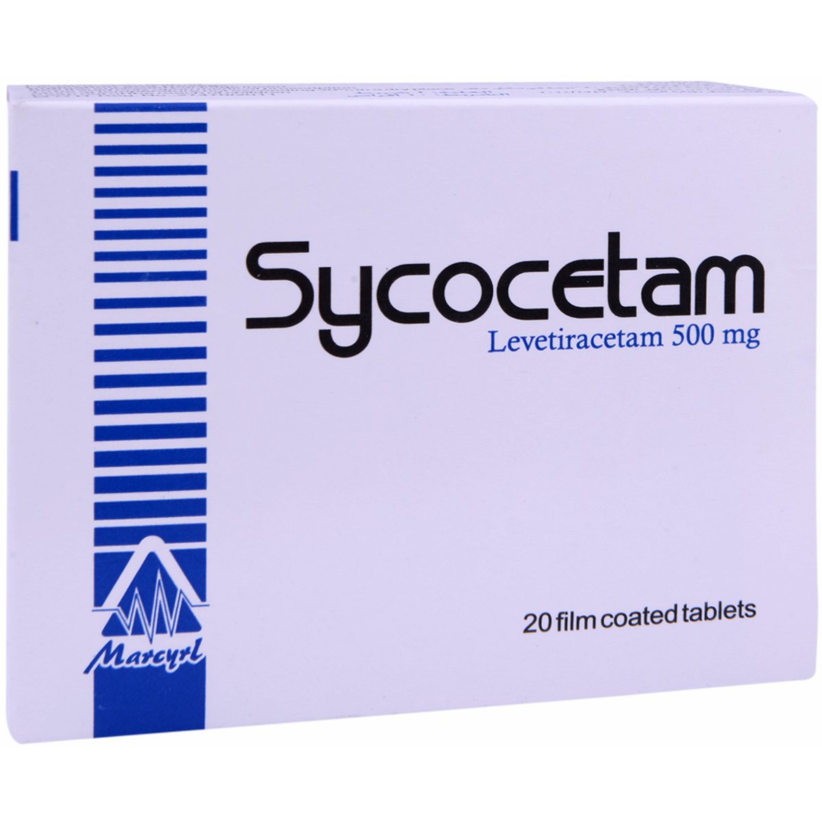 Sycocetam 500mg 20 Scored Film Coated Tablets