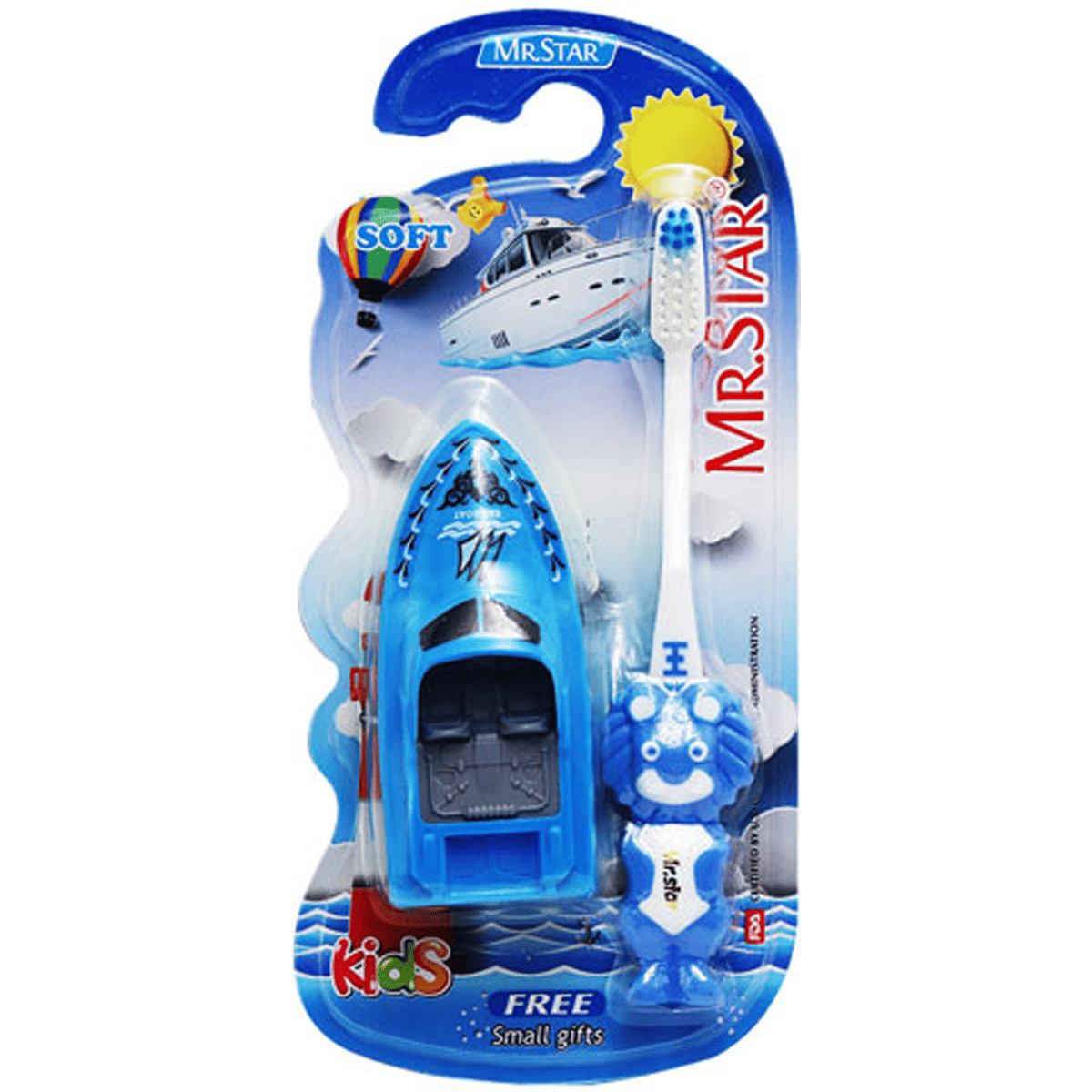 Mr. Star Kids Soft Toothbrush ( 3 Years+) with Gift/010C