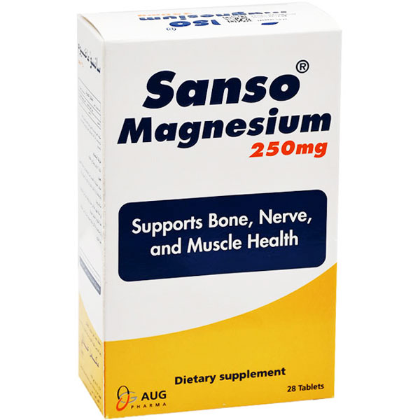 Sanso Magnesium 250mg 28 Tablets