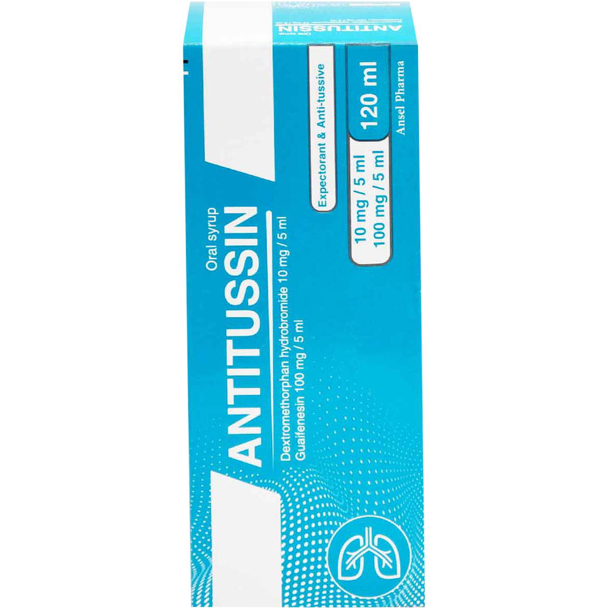 Antitussin (100 mg+10 mg)/5 ml Oral Syrup 120 ml