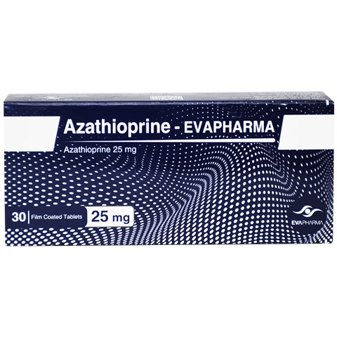 Azathioprine Eva-Pharma 25mg 30 Enteric Coated Tablet