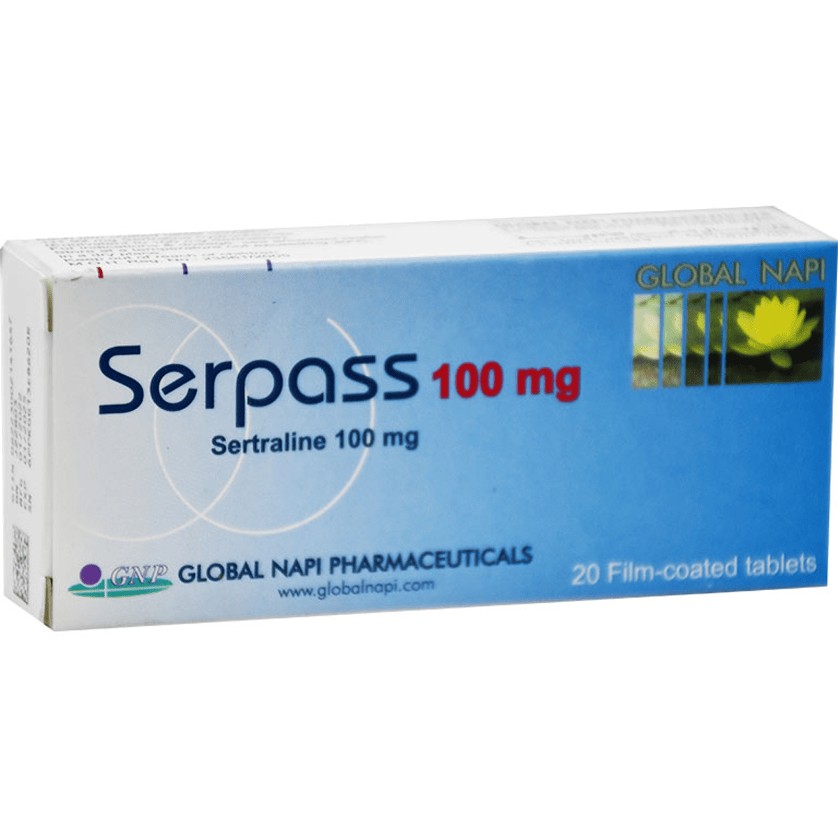 Serpass 100mg 20 Tablets