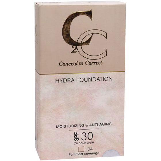 C2C Moisturizing and Anti Aging Hydra Foundation SPF (30)/104