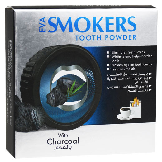 Eva Smokers ToothPaste Powder Charcoal 40gm