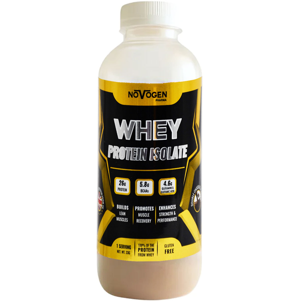 Novogen Whey Protein Isolate Double Chocolate 33gm