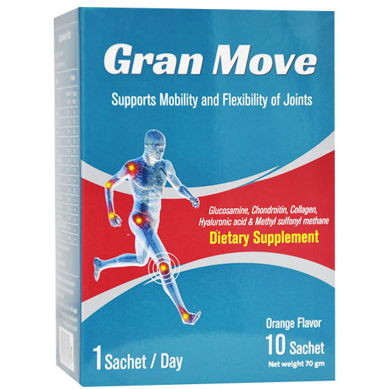 Gran Move Orange Flavor (7G/Sachet) 10 Sachets