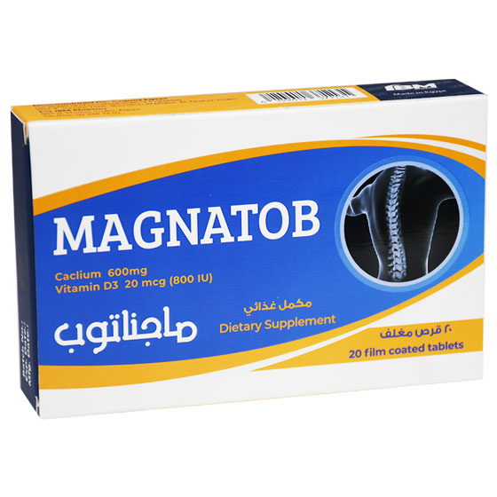 Magnatob (600mg+20mcg) 20 Film Coated Tablet