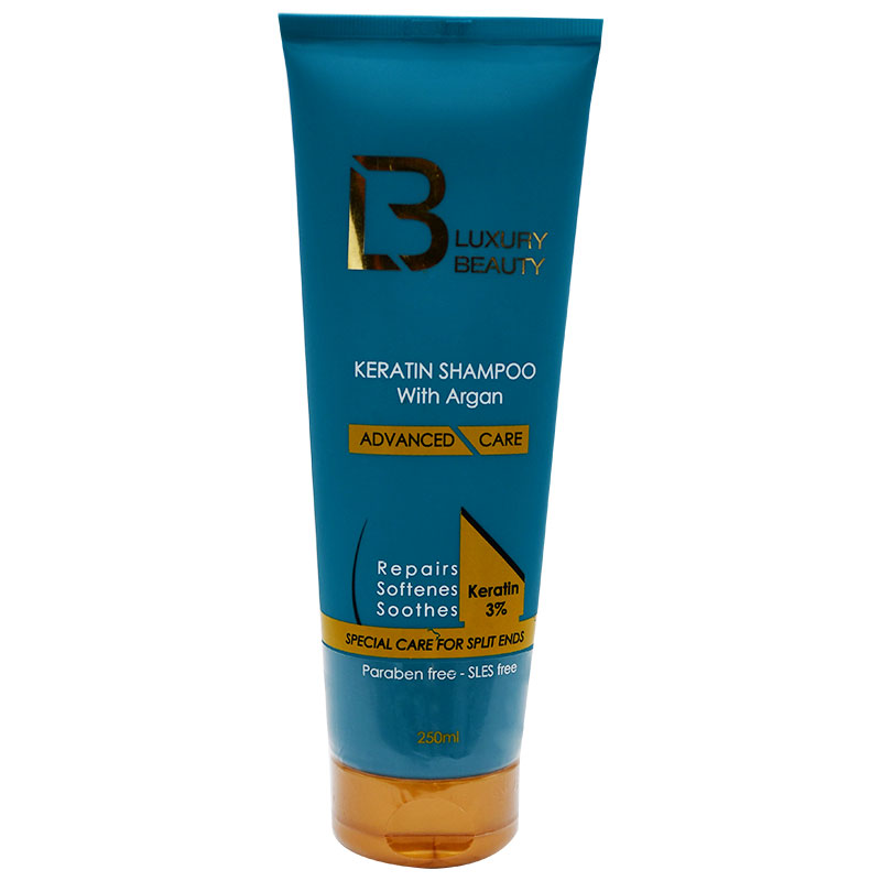 Luxury Beauty Keratin With Argan Shampoo 250ml