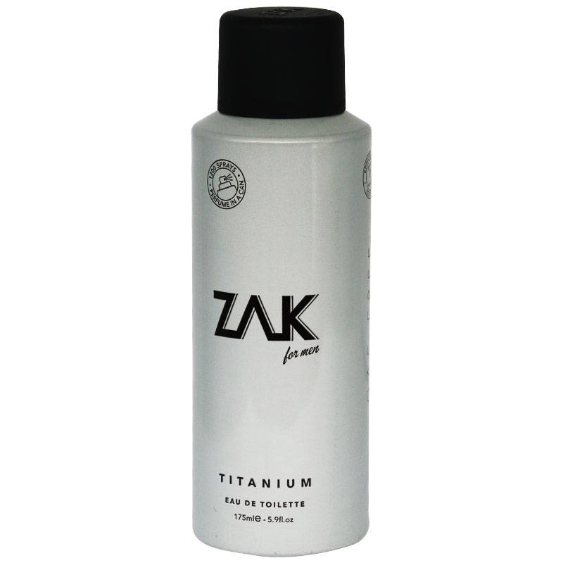 Zak Titanium Eau de Toilette for Men 175 ml