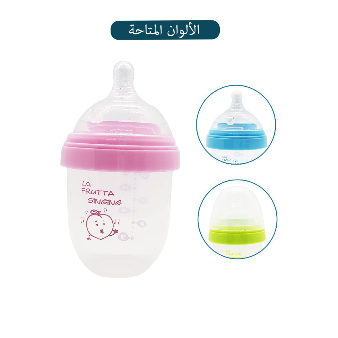 La Frutta Wide Neck Plus Feeding Bottle 180ml/22056