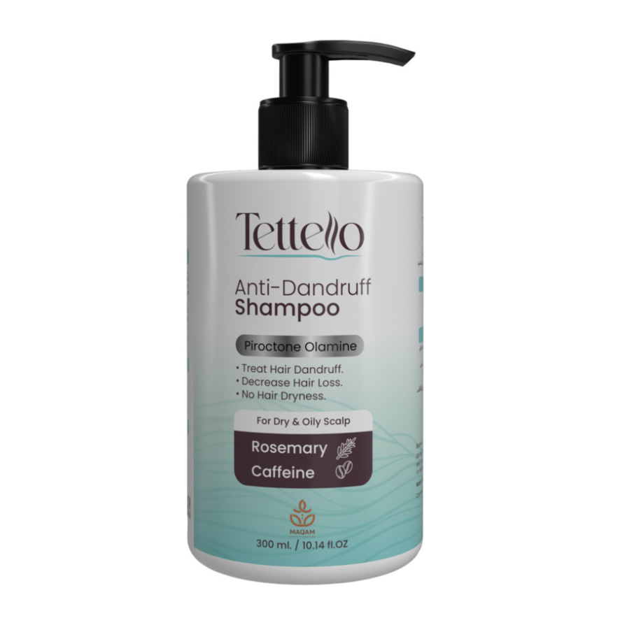 Tettello Anti Dandruff Shampoo for Dry and Oily Scalp 300ml