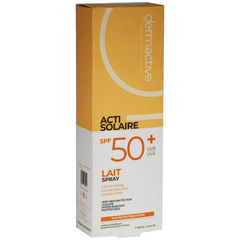 Dermactive Acti Solaire (Spf50+) Lait Spray 125ml