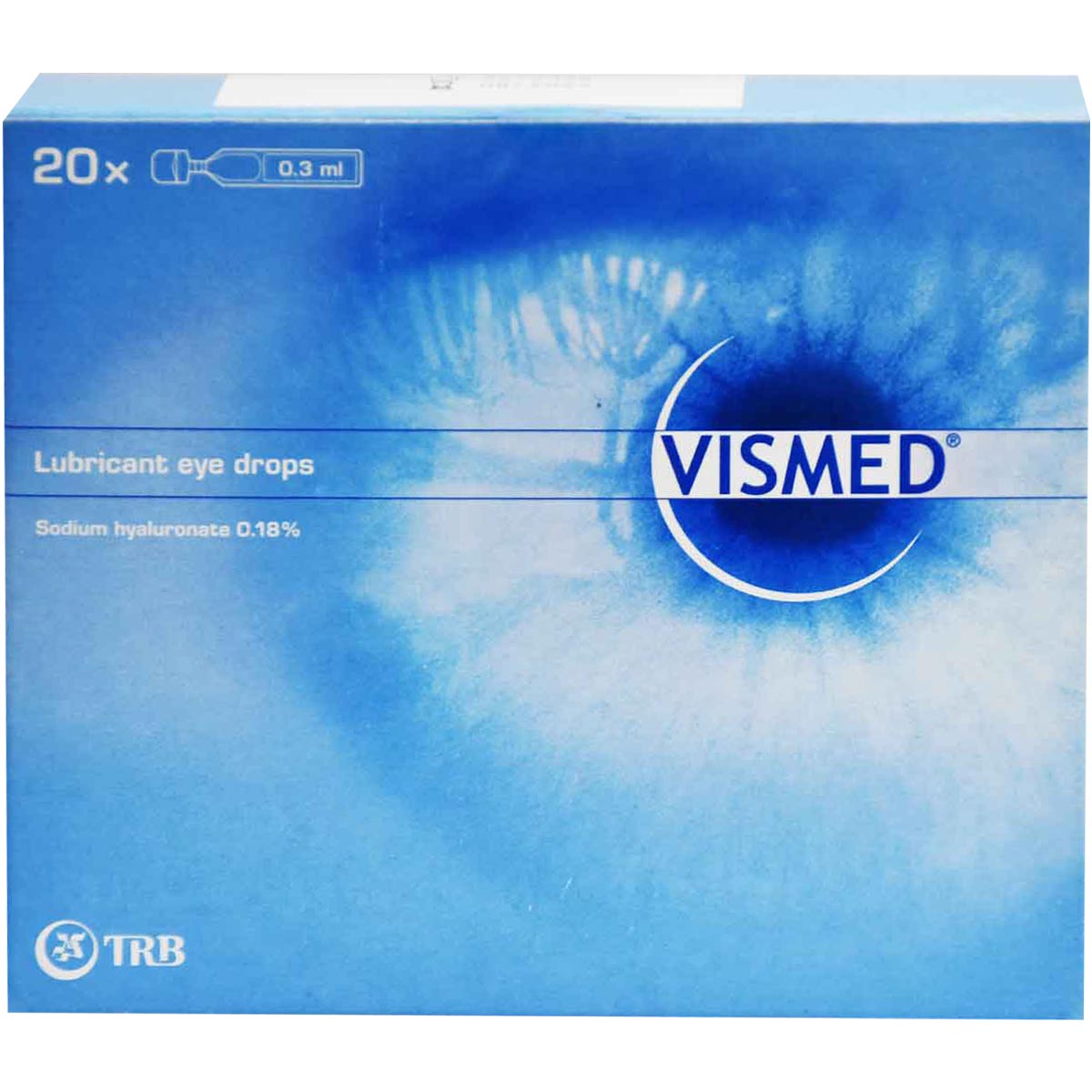 Vismed 0.18% 0.3ml Lubricant Eye Drop 20 Ampoules