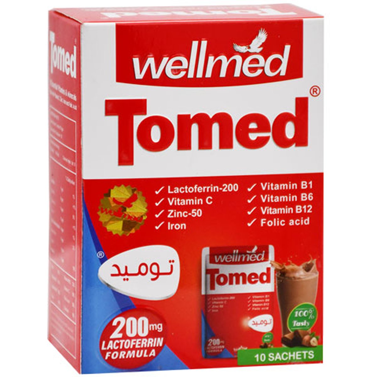 Tomed (200mg Lactoferrin) 10 Sachets